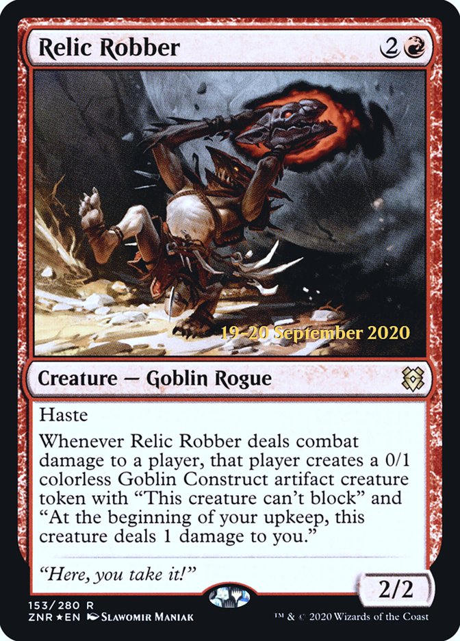 Relic Robber  [Zendikar Rising Prerelease Promos] | Exor Games Dartmouth