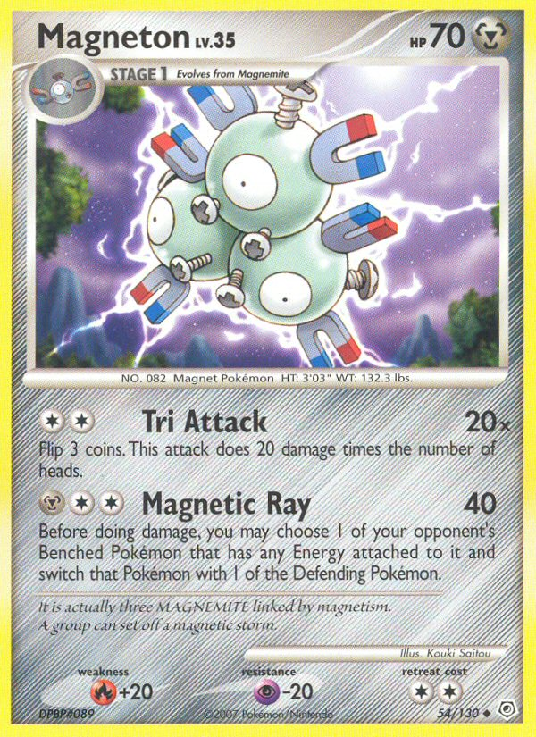 Magneton (54/130) [Diamond & Pearl: Base Set] | Exor Games Dartmouth