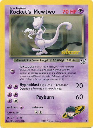 Rocket's Mewtwo (8) (Jumbo Card) [Best of Promos] | Exor Games Dartmouth