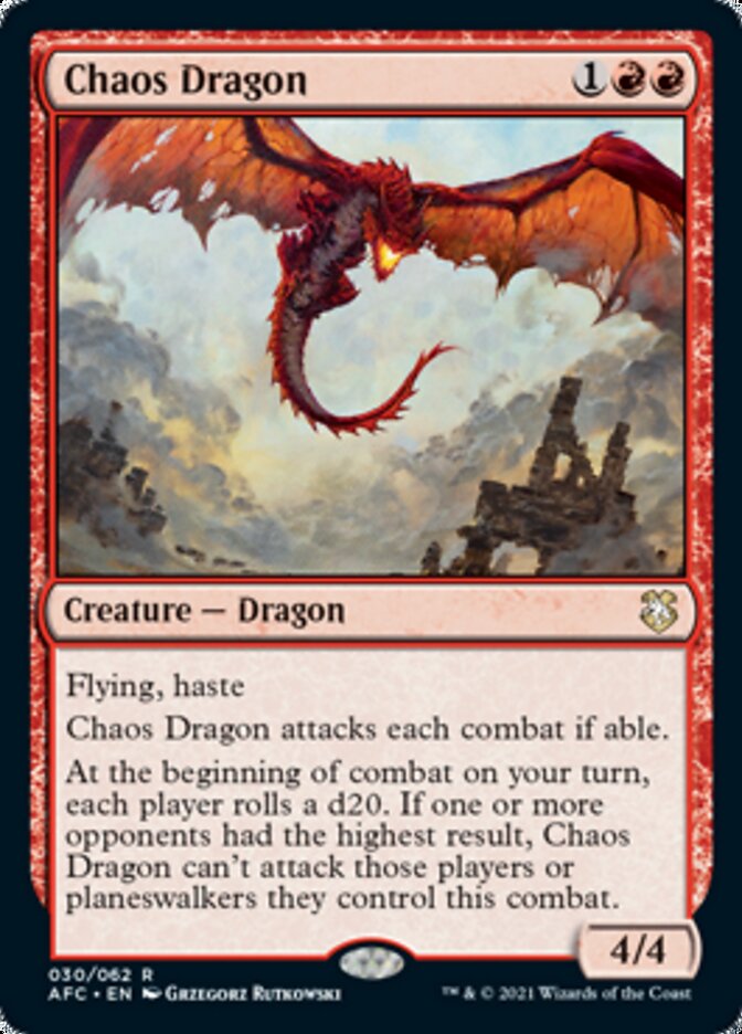 Chaos Dragon [Dungeons & Dragons: Adventures in the Forgotten Realms Commander] | Exor Games Dartmouth