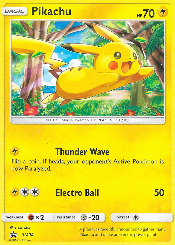 Pikachu (SM04) [Sun & Moon: Black Star Promos] | Exor Games Dartmouth