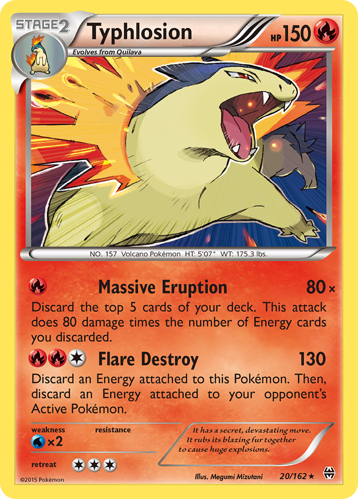 Typhlosion (20/162) [XY: BREAKthrough] | Exor Games Dartmouth