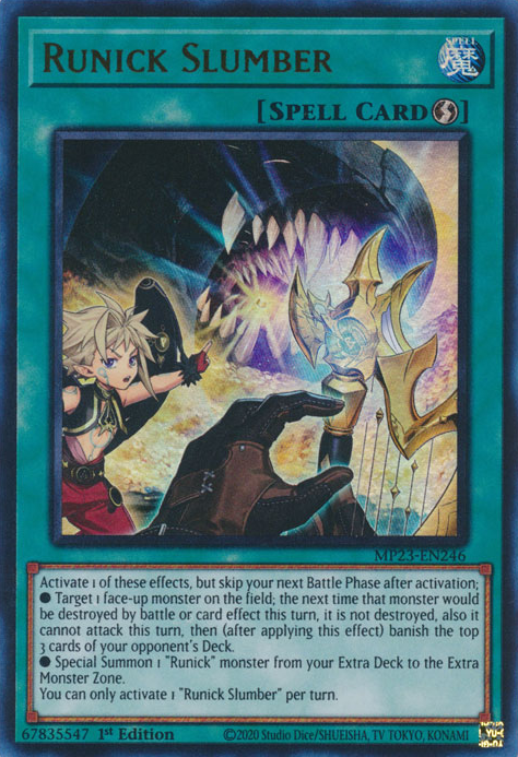 Runick Slumber [MP23-EN246] Ultra Rare | Exor Games Dartmouth