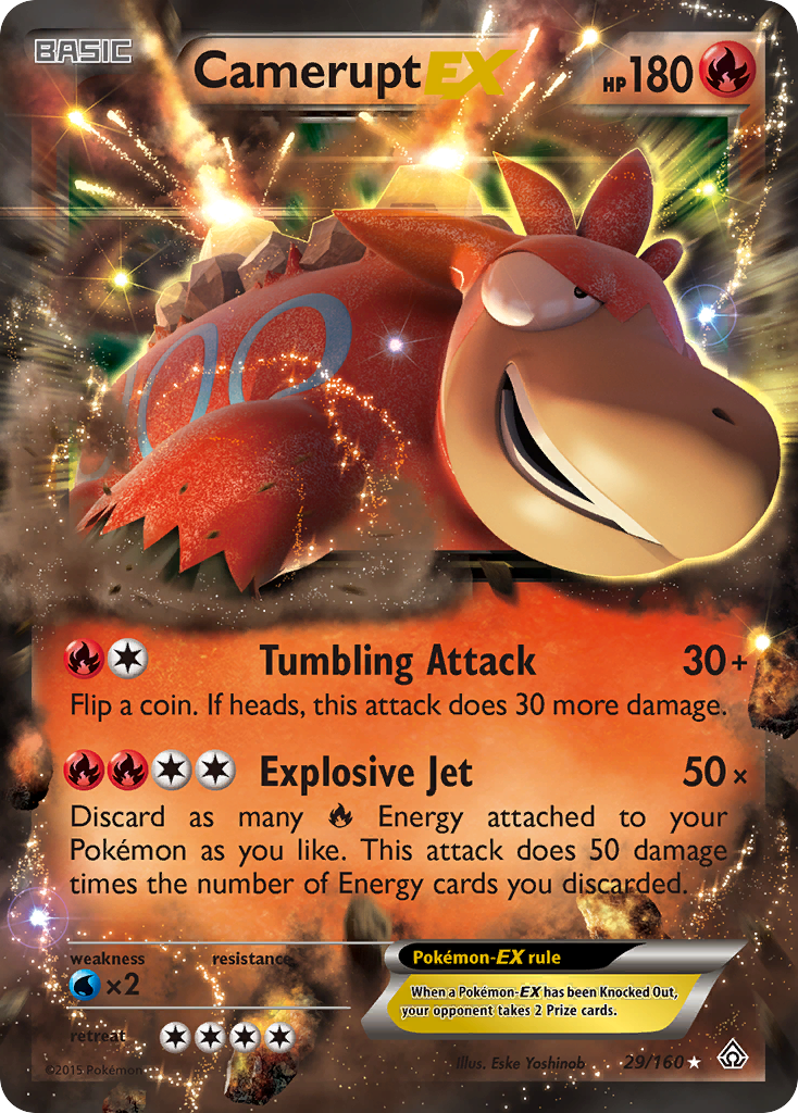 Camerupt EX (29/160) [XY: Primal Clash] | Exor Games Dartmouth