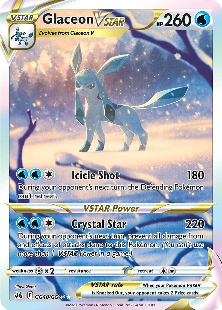 Glaceon VSTAR (GG40/GG70) [Sword & Shield: Crown Zenith] | Exor Games Dartmouth