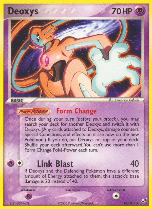 Deoxys (16/107) [EX: Deoxys] | Exor Games Dartmouth