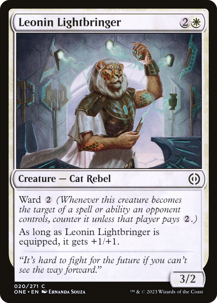 Leonin Lightbringer [Phyrexia: All Will Be One] | Exor Games Dartmouth