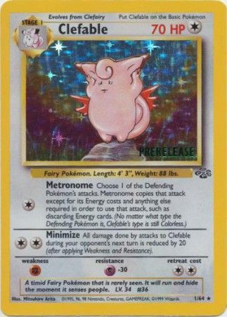 Clefable (1/64) (Prerelease Promo) [Jungle Unlimited] | Exor Games Dartmouth