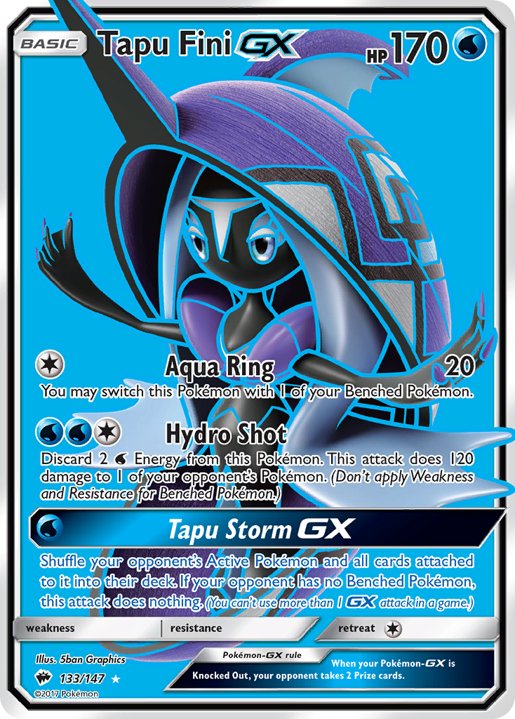 Tapu Fini GX (133/147) [Sun & Moon: Burning Shadows] | Exor Games Dartmouth