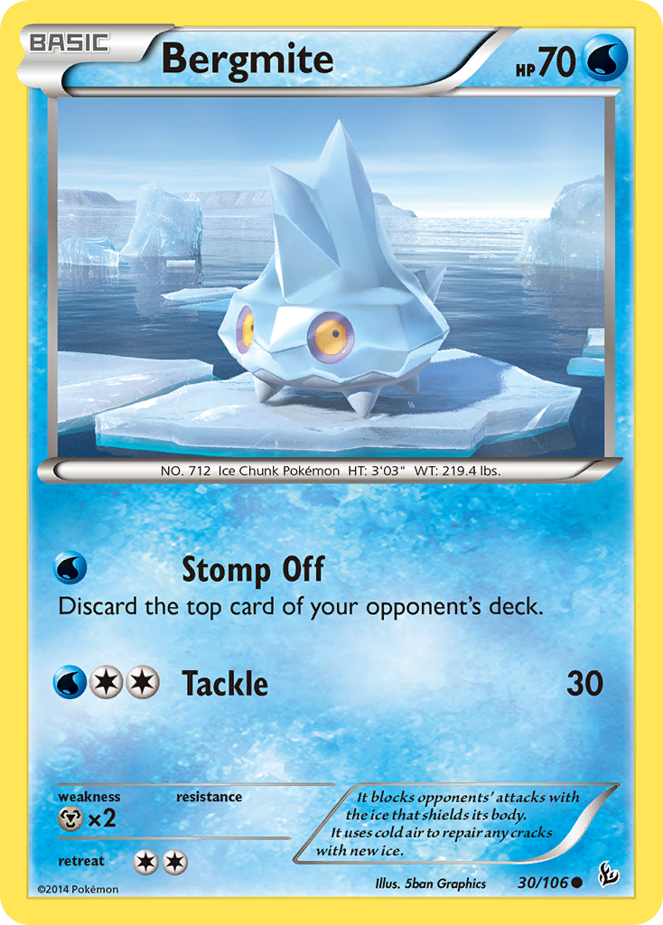 Bergmite (30/106) [XY: Flashfire] | Exor Games Dartmouth