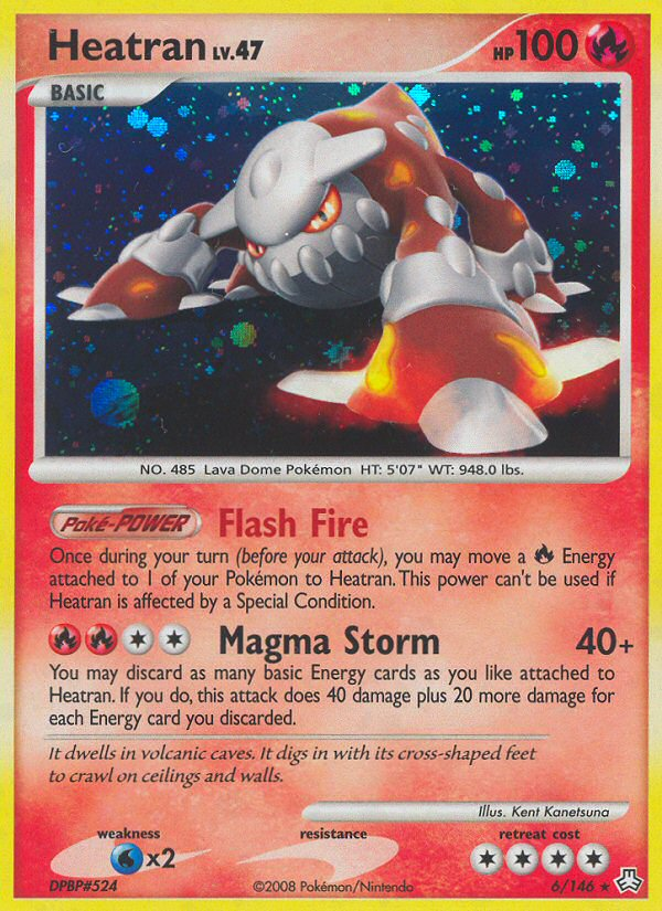 Heatran (6/146) [Diamond & Pearl: Legends Awakened] | Exor Games Dartmouth