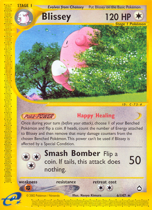Blissey (6/147) [Aquapolis] | Exor Games Dartmouth