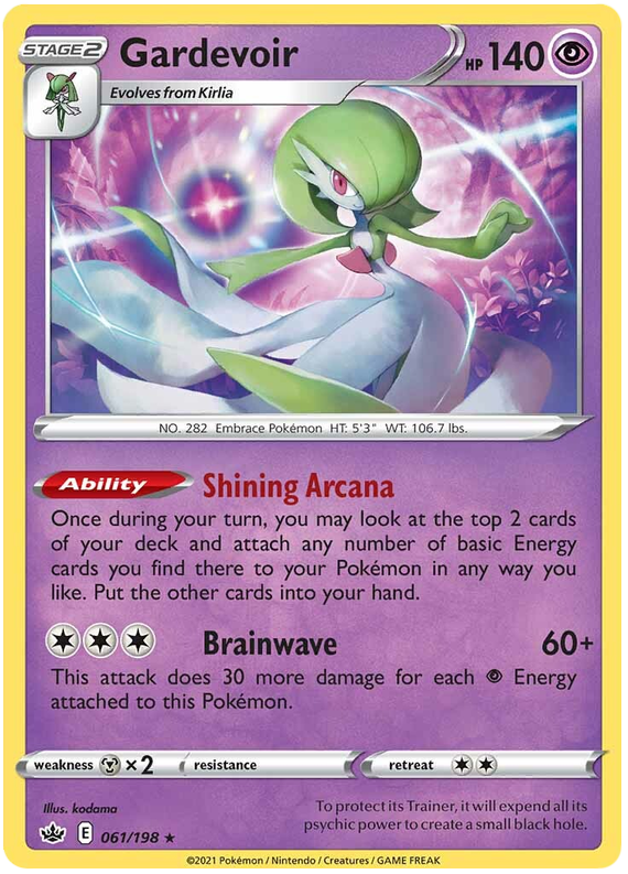 Gardevoir (061/198) (Theme Deck Exclusive) [Sword & Shield: Chilling Reign] | Exor Games Dartmouth