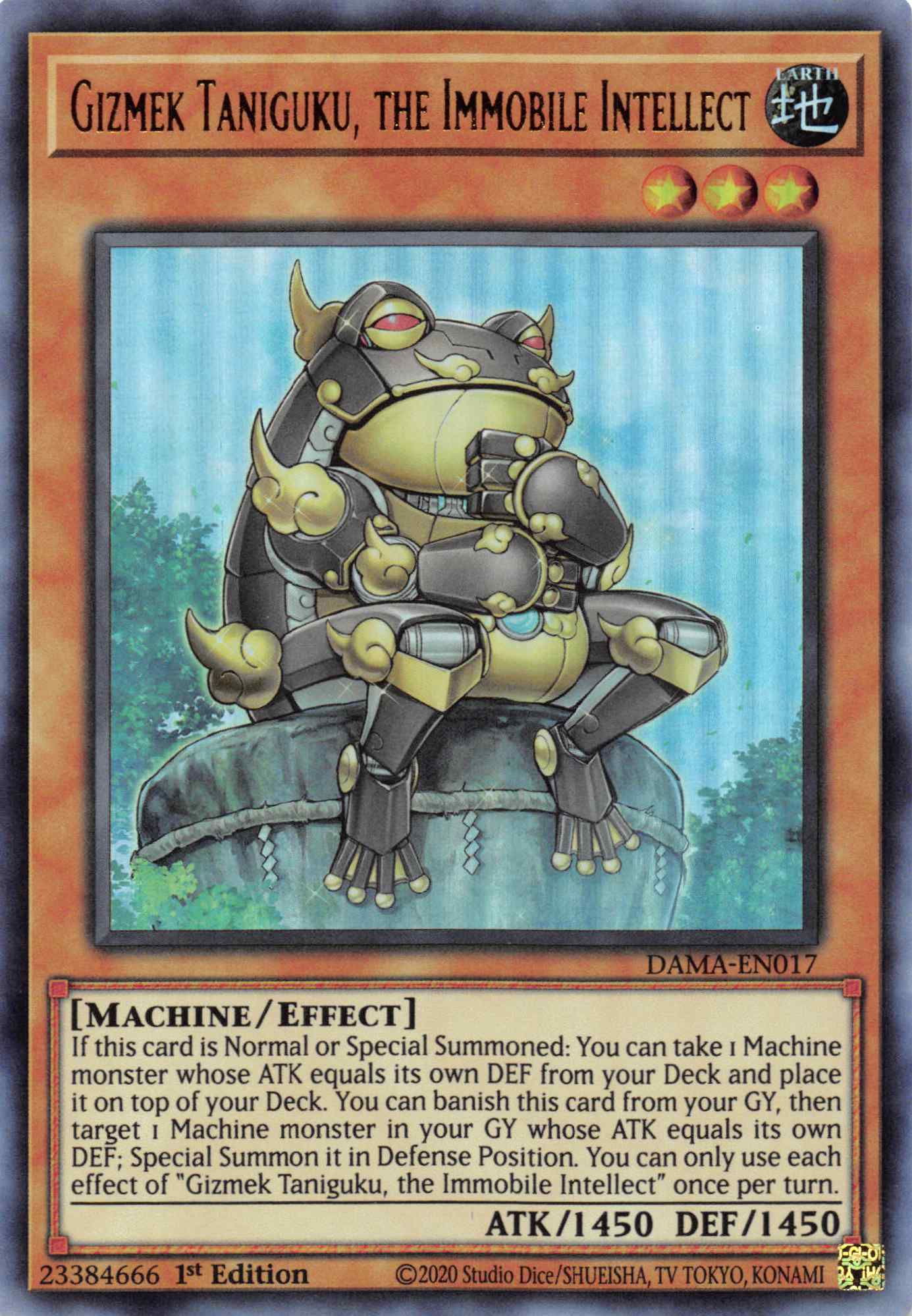 Gizmek Taniguku, the Immobile Intellect [DAMA-EN017] Ultra Rare | Exor Games Dartmouth