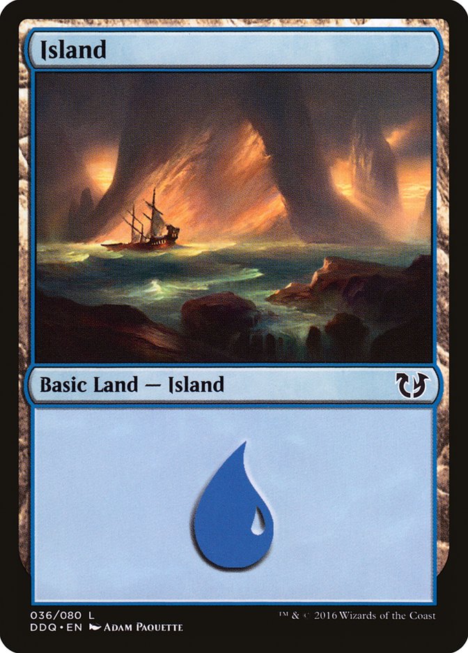 Island (36) [Duel Decks: Blessed vs. Cursed] | Exor Games Dartmouth