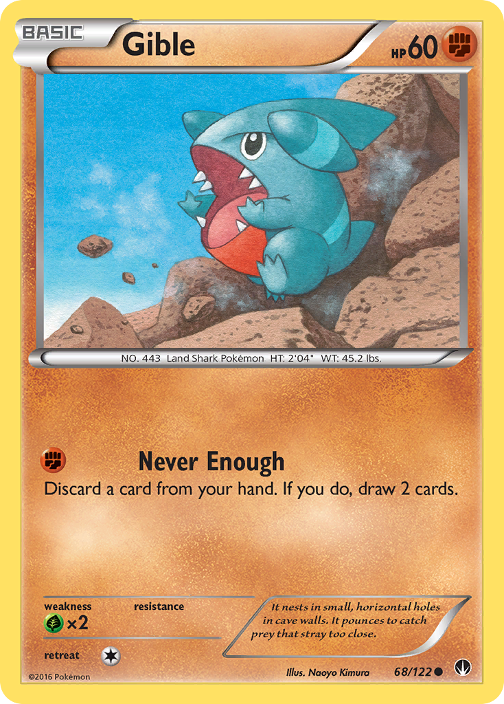 Gible (68/122) [XY: BREAKpoint] | Exor Games Dartmouth