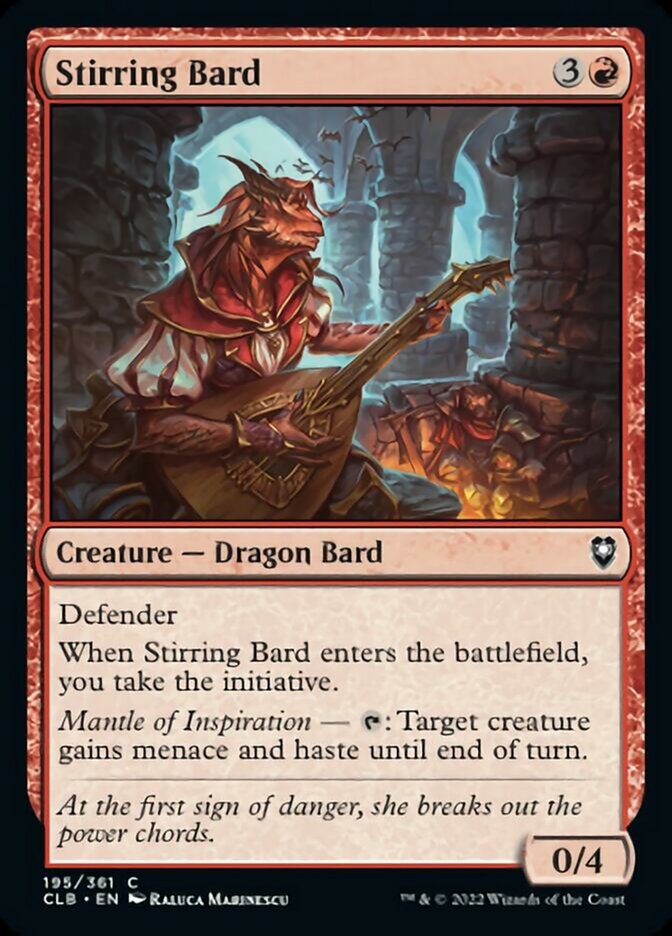 Stirring Bard [Commander Legends: Battle for Baldur's Gate] | Exor Games Dartmouth