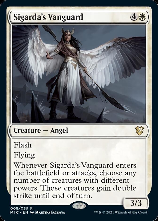 Sigarda's Vanguard [Innistrad: Midnight Hunt Commander] | Exor Games Dartmouth