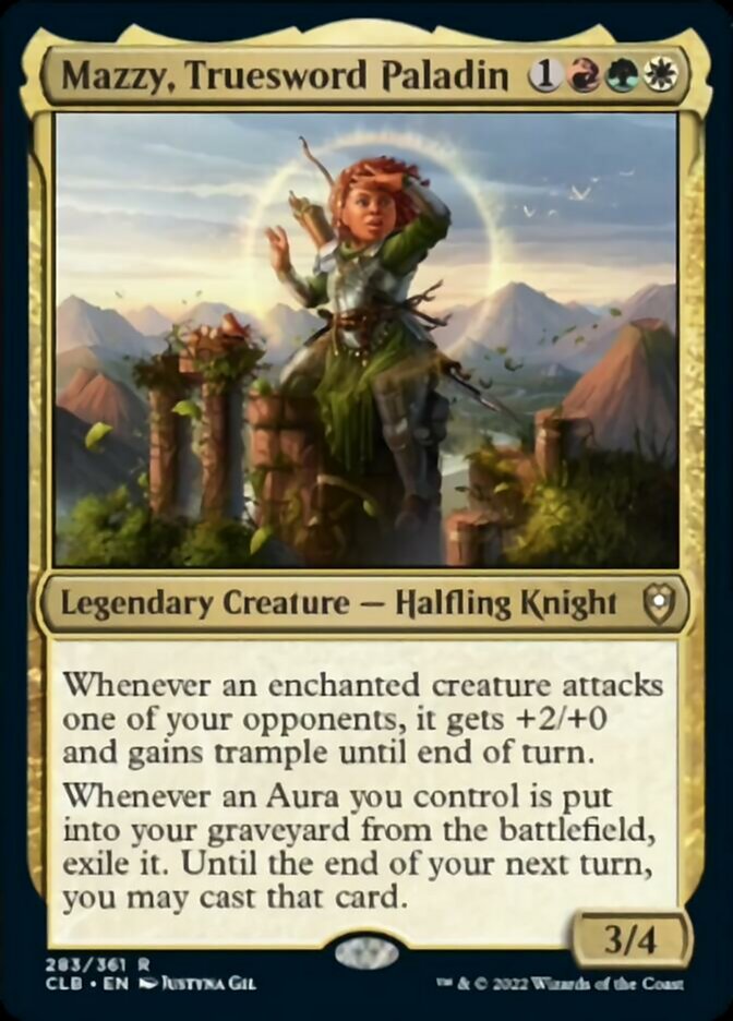 Mazzy, Truesword Paladin [Commander Legends: Battle for Baldur's Gate] | Exor Games Dartmouth