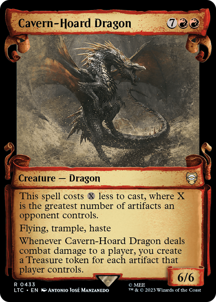 Cavern-Hoard Dragon [The Lord of the Rings: Tales of Middle-Earth Commander Showcase Scrolls] | Exor Games Dartmouth