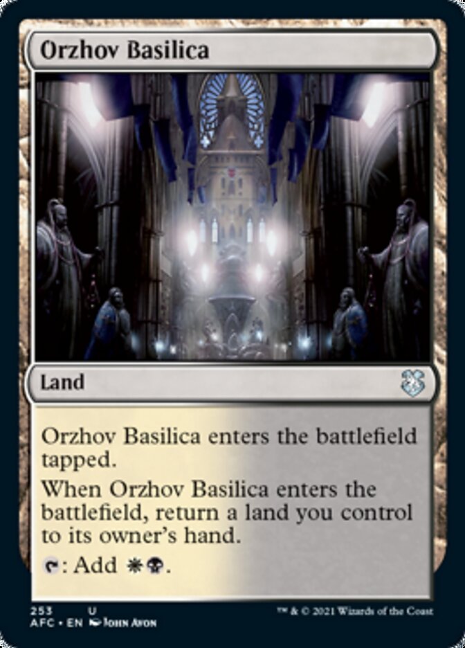 Orzhov Basilica [Dungeons & Dragons: Adventures in the Forgotten Realms Commander] | Exor Games Dartmouth