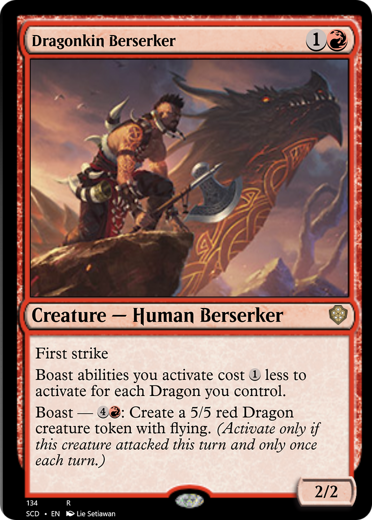 Dragonkin Berserker [Starter Commander Decks] | Exor Games Dartmouth