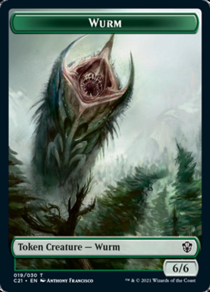 Wurm // Kraken Token [Commander 2021 Tokens] | Exor Games Dartmouth