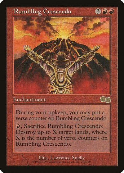 Rumbling Crescendo [Urza's Saga] | Exor Games Dartmouth