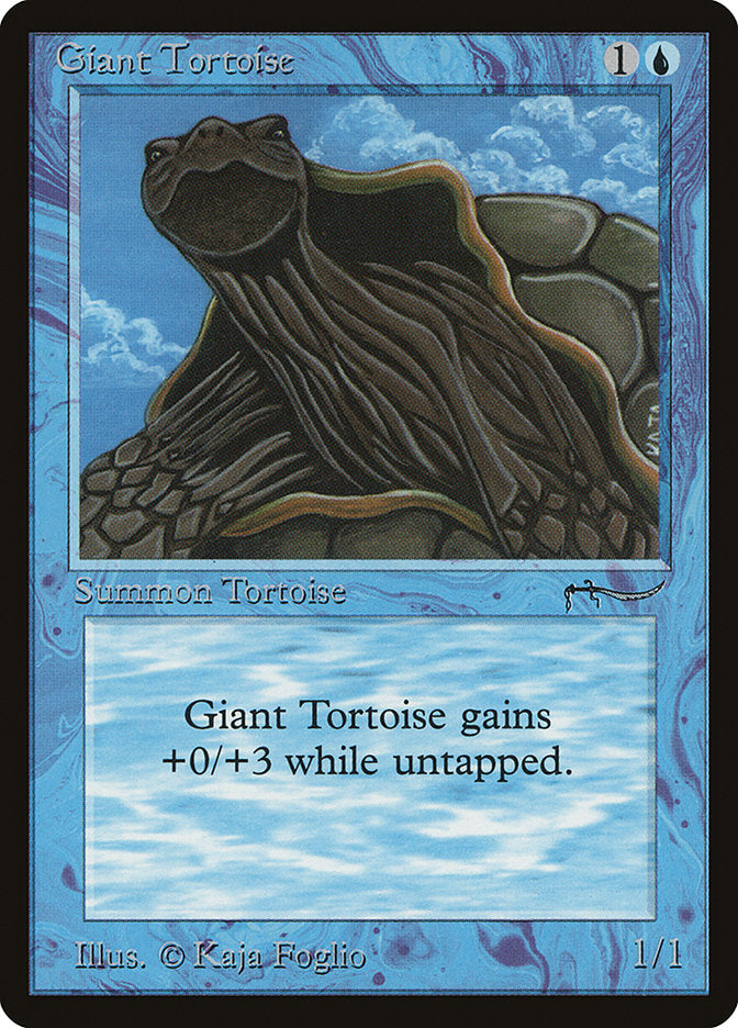 Giant Tortoise (Light Mana Cost) [Arabian Nights] | Exor Games Dartmouth