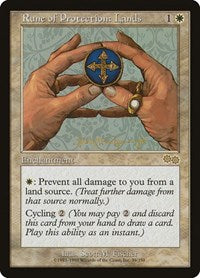 Rune of Protection: Lands [Urza's Saga] | Exor Games Dartmouth