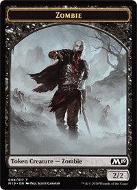Zombie // Thopter Double-sided Token (Game Night) [Core Set 2019 Tokens] | Exor Games Dartmouth