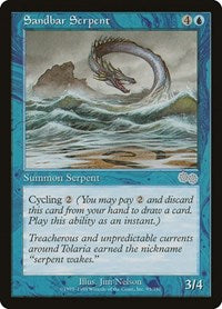 Sandbar Serpent [Urza's Saga] | Exor Games Dartmouth