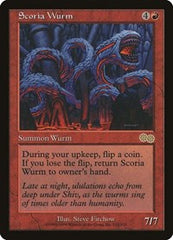 Scoria Wurm [Urza's Saga] | Exor Games Dartmouth