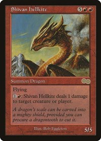 Shivan Hellkite [Urza's Saga] | Exor Games Dartmouth