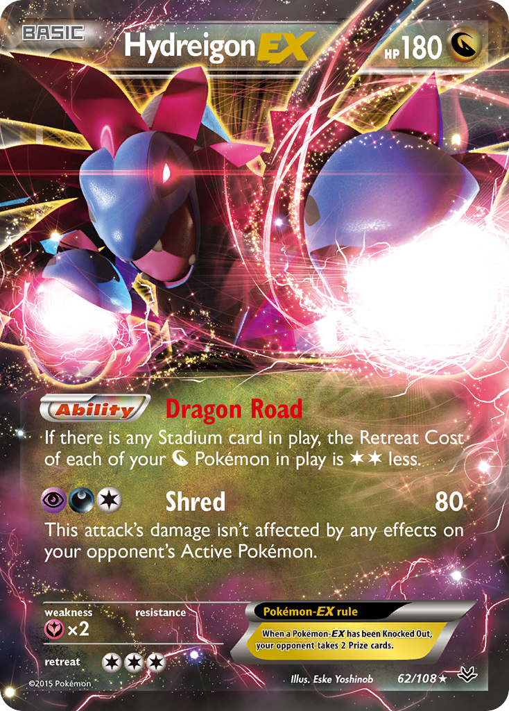 Hydreigon EX (62/108) [XY: Roaring Skies] | Exor Games Dartmouth