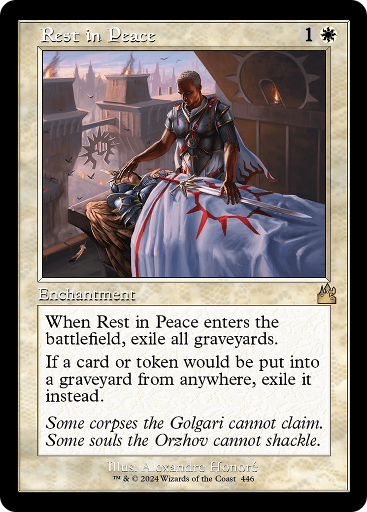 Rest in Peace (Retro Frame) [Ravnica Remastered] | Exor Games Dartmouth