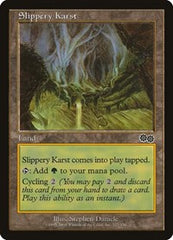 Slippery Karst [Urza's Saga] | Exor Games Dartmouth