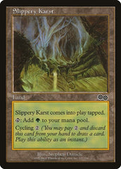 Slippery Karst [Urza's Saga] | Exor Games Dartmouth