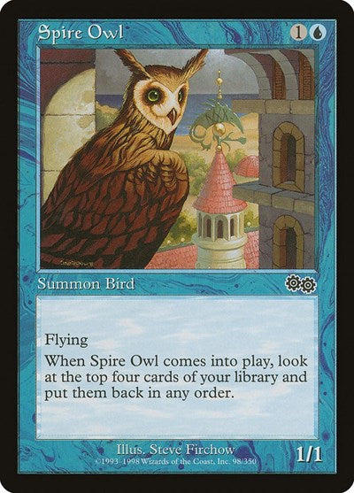 Spire Owl [Urza's Saga] | Exor Games Dartmouth