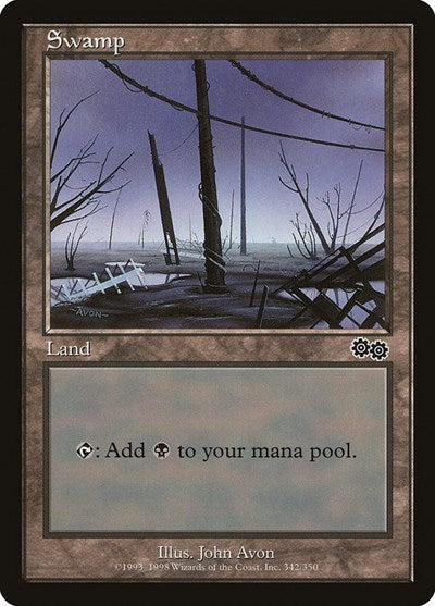 Swamp [Urza's Saga] | Exor Games Dartmouth