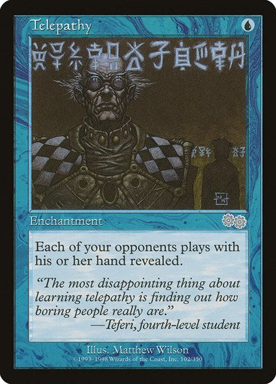 Telepathy [Urza's Saga] | Exor Games Dartmouth