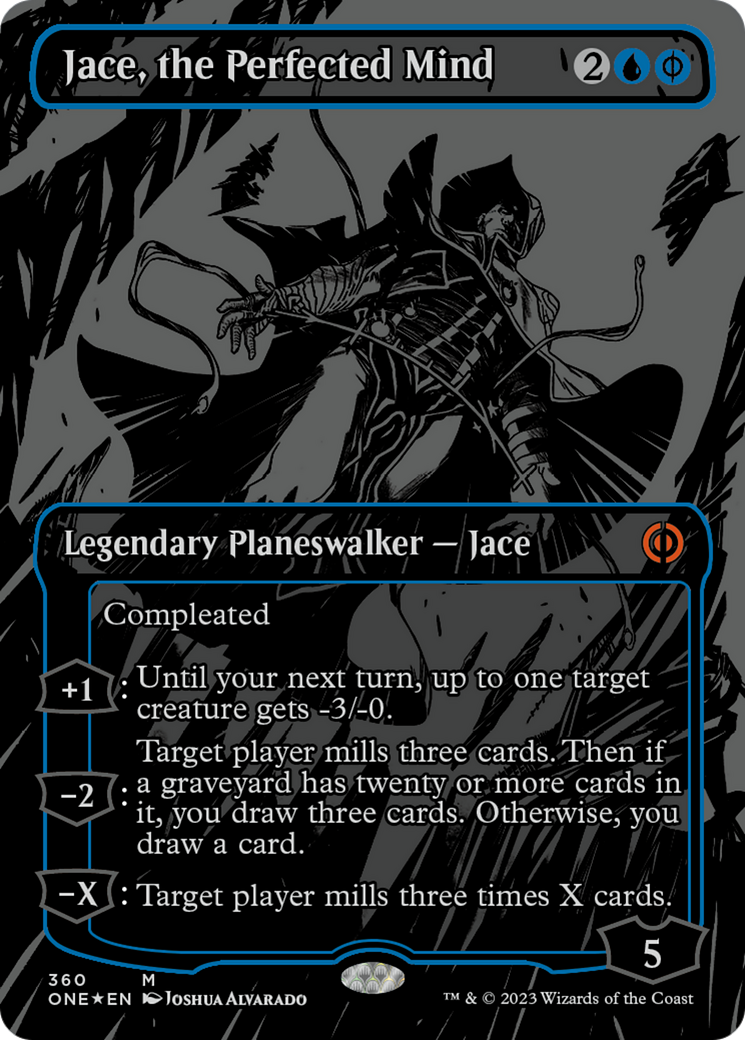 Jace, the Perfected Mind (Oil Slick Raised Foil) [Phyrexia: All Will Be One] | Exor Games Dartmouth