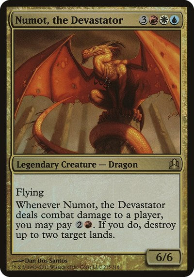 Numot, the Devastator (Oversized) [Commander 2011 Oversized] | Exor Games Dartmouth