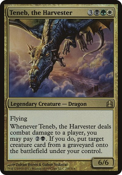 Teneb, the Harvester (Oversized) [Commander 2011 Oversized] | Exor Games Dartmouth