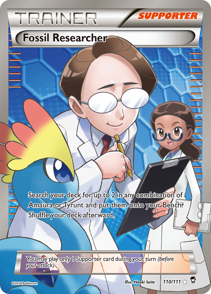 Fossil Researcher (110/111) [XY: Furious Fists] | Exor Games Dartmouth