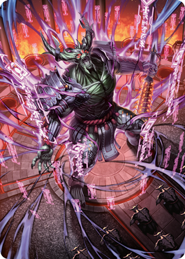 Hidetsugu, Devouring Chaos Art Card [Kamigawa: Neon Dynasty Art Series] | Exor Games Dartmouth