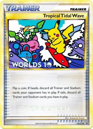 Tropical Tidal Wave (HGSS18) (Top 16) [HeartGold & SoulSilver: Black Star Promos] | Exor Games Dartmouth