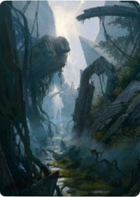 Swamp 2 Art Card [Zendikar Rising Art Series] | Exor Games Dartmouth