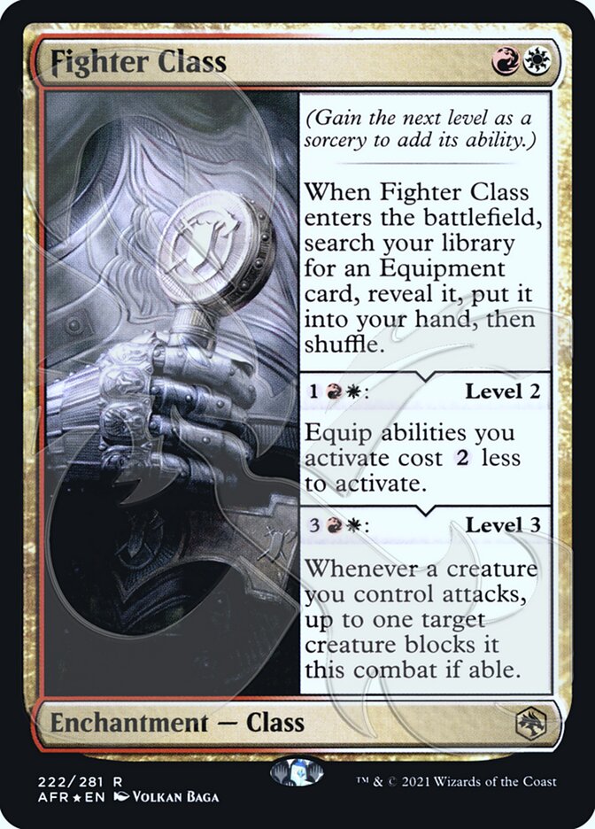 Fighter Class (Ampersand Promo) [Dungeons & Dragons: Adventures in the Forgotten Realms Promos] | Exor Games Dartmouth