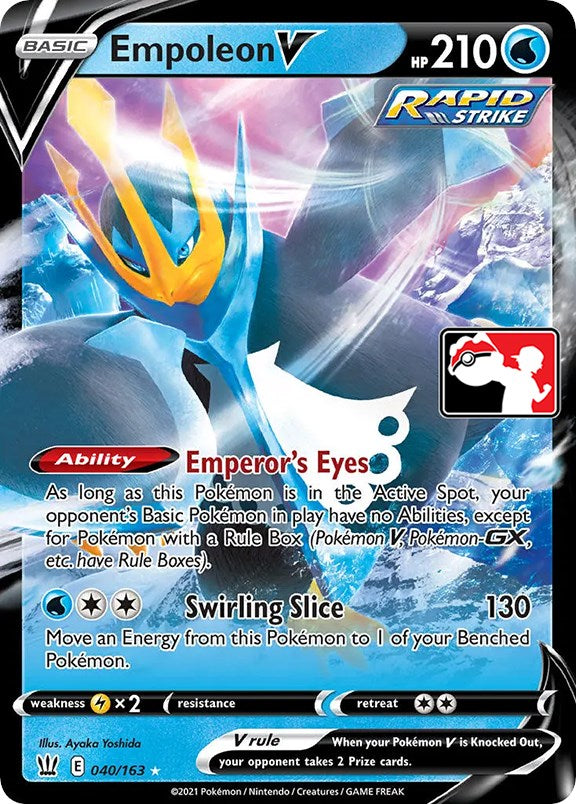 Empoleon V (040/163) [Prize Pack Series One] | Exor Games Dartmouth